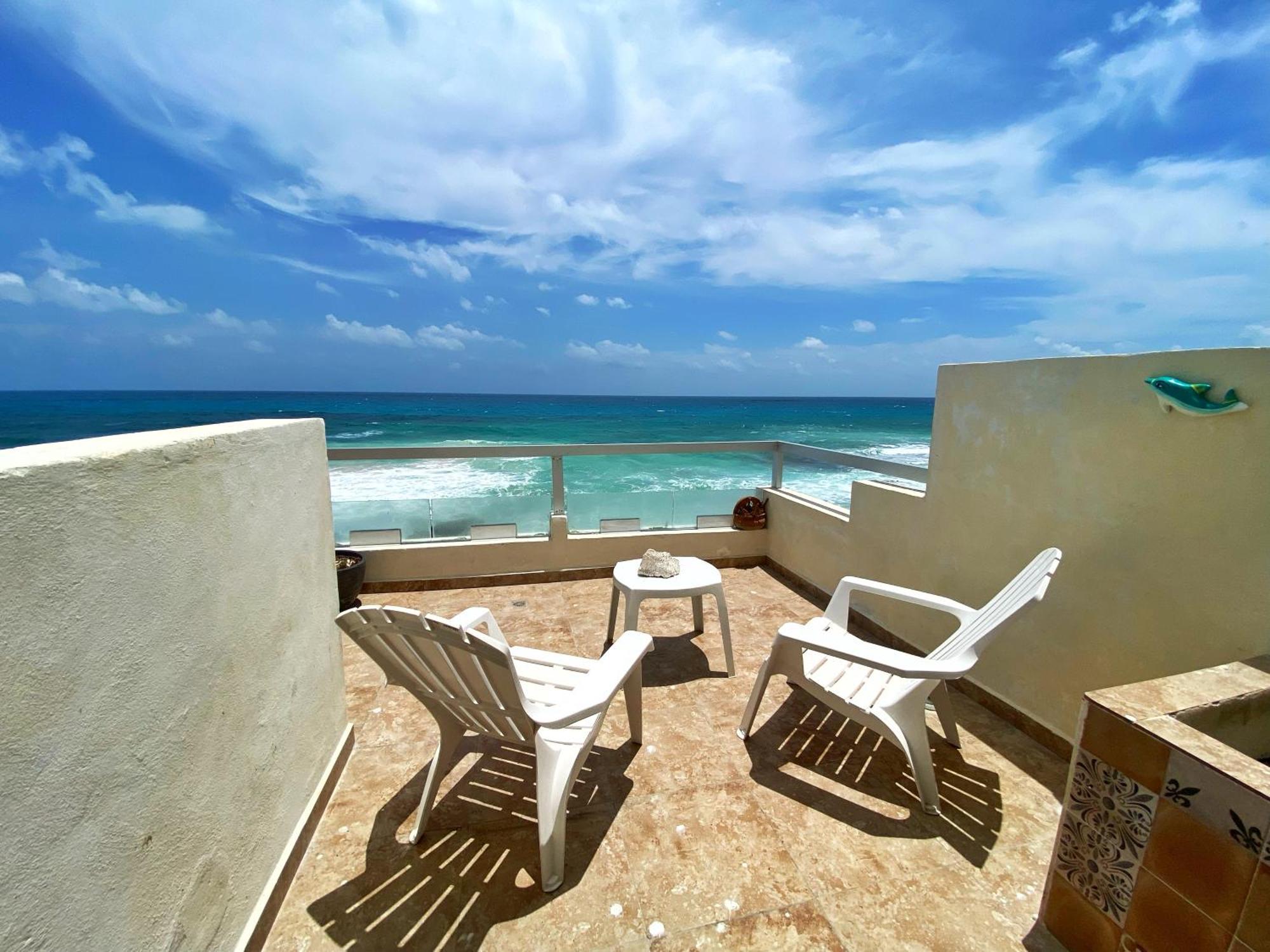 Appartement Casa Sunrise - Sea View - Vista Al Mar à Isla Mujeres Extérieur photo